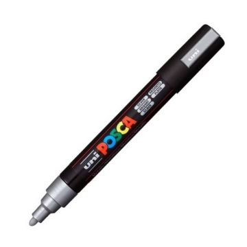 Marqueur peinture Posca PC 5M - Argent : UNI-BALL photo
