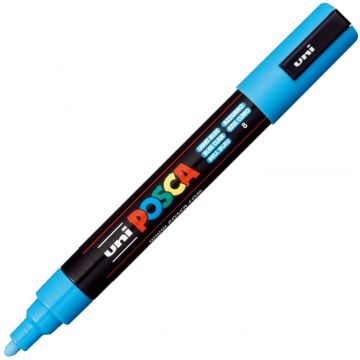 Marqueur peinture Posca PC 5M - Bleu clair : UNI-BALL photo