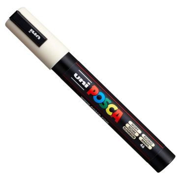 Marqueur peinture Posca PC 5M - Ivoire : UNI-BALL photo