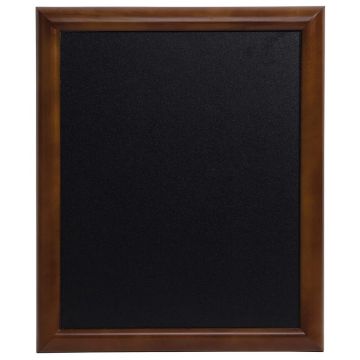 Ardoise murale - Cadre en bois couleur Marron Foncé - 600 x 800 mm SECURIT Universal Image