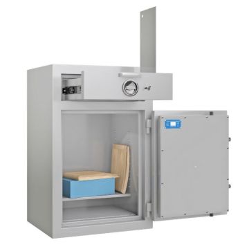 Coffre de dépôt de fonds - Classe 1 - Serrure électronique - HARTMANN Zephir Dépôt 801