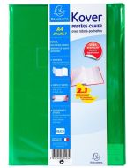 Protège-cahiers translucides - A4 - Assortiment EXACOMPTA Kover Vert