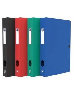 Boite de classement Memphis avec bouton - 40 mm - Assortiment : ELBA Visuel