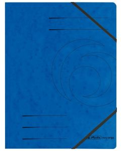 Chemise à élastiques - A4 - Bleu : HERLITZ Easyorga Photo