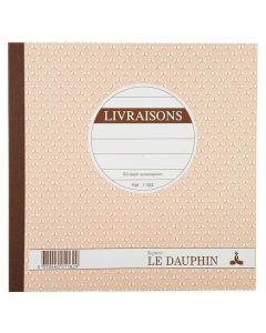 LIVRAISON  Carnet autocopiant Dupli - 210 x 210 mm Dauphin 1162D