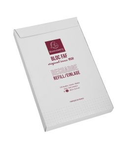 Recharge de feuilles unies avec pointillées Pour FAF n°3  EXACOMPTA