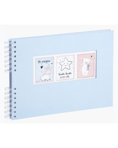 Album photos à spirales - 320 x 220 mm - Bleu Clair : EXACOMPTA Sweet image