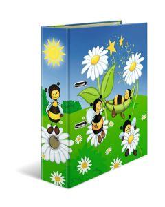 Classeur à 2 anneaux - Dos de 70 mm - Fritz le ver : HERMA Ecole maternelle image