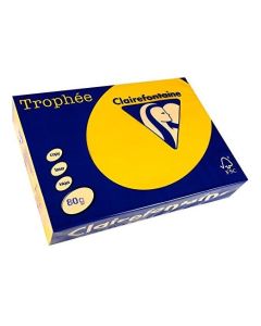 Ramette de papier Trophée de 500 feuilles A4 - Jaune Tournesol CLAIREFONTAINE Ramette
