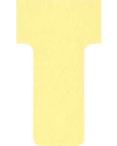 Fiches T - Indice 1 / 28 mm - Jaune : NOBO Lot de 100 Visuel