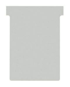 Photo Fiches T - Indice 3 / 92 mm - Gris : NOBO Lot de 100  réf. 2003010