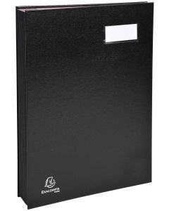 EXACOMPTA : Parapheur Direction - 20 compartiments - Noir photo