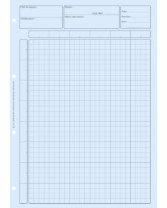 BLOC BLEU : Matrice pour contrôle interne 2672 - Feuille de travail comptable (ELVE)