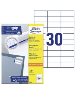 Photo Étiquettes adhésives ProNature 70 x 29,7 mm AVERY 3489