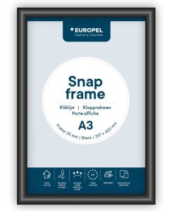 Cadre Porte affiche - A3 - Noir : EUROPEL image