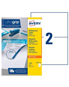 Étiquettes adhésives ProNature - 210 x 148 mm : AVERY Lot de 200 Visuel