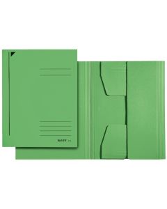 Photo Chemise-trieur à 3 rabats A4 - Vert : LEITZ - 3924-00-55