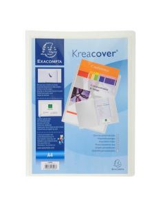 43008E EXACOMPTA Kreacover : Chemise personnalisable - Blanc