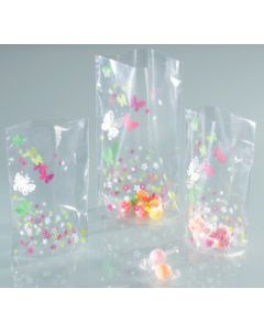 Sachet transparent - Imprimé Printemps - 145 x 235 mm FOLIA