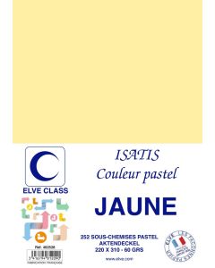 Sous-Chemise pour dossier A4 - Jaune ELVE Isatis 482528