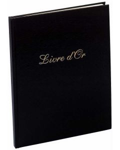 EXACOMPTA : Livre d'or - Balacron noir - 260 x 220 mm 4981E