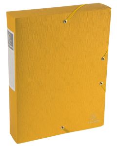 Boîte de classement Scotten - Dos 60 mm - Jaune : EXACOMPTA Photo