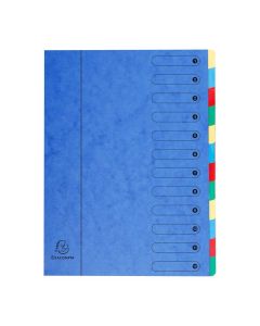Trieur de Bureau - Bleu - 12 compartiments EXACOMPTA Harmonika