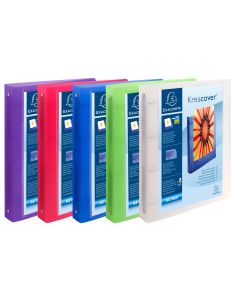 EXACOMPTA Classeurs personnalisables 1 pochette - Assortiment 51869E