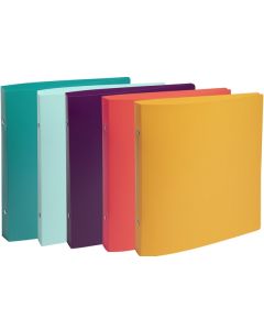 Classeur à 2 anneaux - 230 x 200 mm - 20 mm - Assortiment : EXACOMPTA Chromaline Pastel image