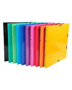 54829E Classeur Exacompta 2 Anneaux Assortiment Carte lustrée Iderama