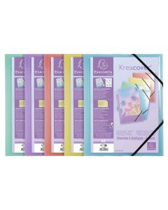 Chemise Souple Personnalisable - Assortiment Pastel : EXACOMPTA assort