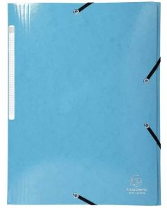 Chemise à élastiques Iderama 425g - Bleu clair EXACOMPTA Visuel