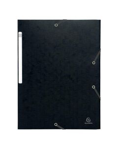 EXACOMPTA 55951E - Chemises à élastiques Scotten - Noir