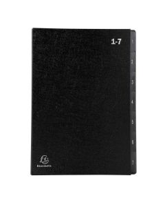 EXACOMPTA : Trieur numérique - 7 compartiments 57007E