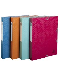 Boîte de classement - Dos 40 mm - Assortiment : EXACOMPTA Maïa image