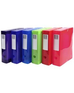 Boîte de classement en PP Iderama - Dos 80 mm - Assortiment EXACOMPTA Image