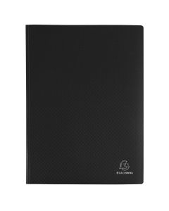 85101E Protège-documents de 200 vues - Noir EXACOMPTA