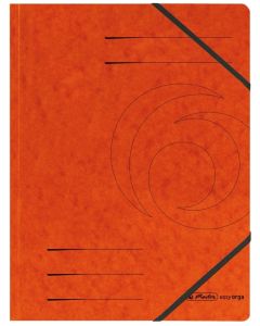 Chemise à élastiques A4 - Orange : HERLITZ Easyorga Photo