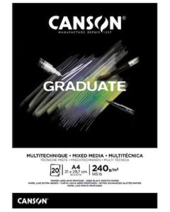 Photo CANSON :  Bloc pour croquis A4 - XL Dessin noir - 400039086