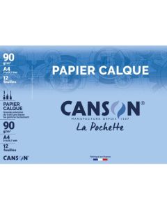 Papier Calque 90 g - A4 CANSON Lot de 12 feuille