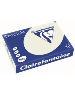 Ramette de papier Trophée de 250 feuilles A4 160g - Gris Perle : CLAIREFONTAINE Image