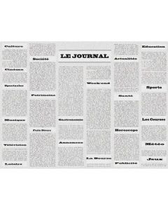 Sets de Table Restaurant - Motif Journal COGIR Lot de 400