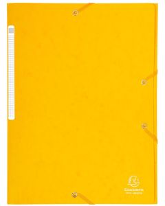 EXACOMPTA : Chemises à élastiques - Jaune 17106H