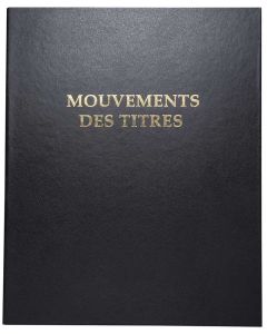 Registre Mouvements de titres - Comptes des actionnaires 4603E EXACOMPTA