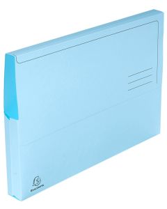 Lot de 10 Chemises à poche en carte - Bleu clair EXACOMPTA SUPER Image