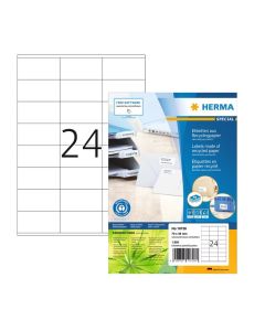 Étiquettes Adresses blanches - 38,1 x 21,2 mm : HERMA 4254