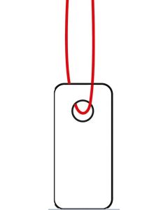 HERMA  : Lot de 1000 étiquettes à trou et ficelle 6901 - 7 x 15 mm (Affichage de prix)