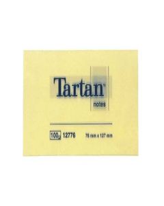 Photo Bloc-Notes adhésives - Jaune - 127 x 76 mm Tartan 23080