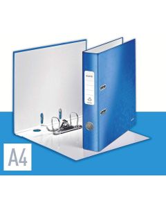 Photo Classeur à levier et 2 anneaux - Dos 50 mm - Bleu LEITZ WOW
