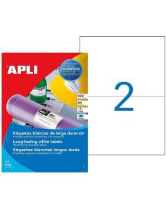 Photo Étiquettes adhésives spéciales intempéries - 210 x 148,5 mm AGIPA